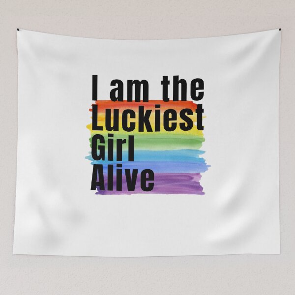 Item preview, Luckiest Girl Alive designed and sold by Emotionsy.