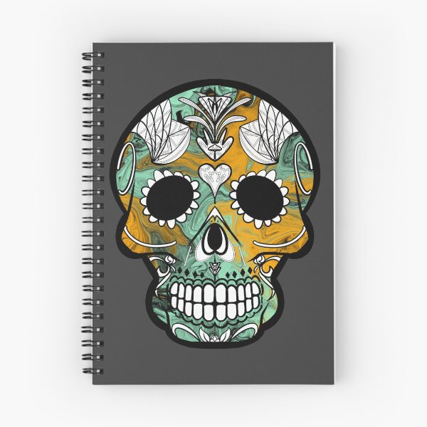 Item preview, Mexican day of the dead psycho skull  designed and sold by Elizabeth-Banks.
