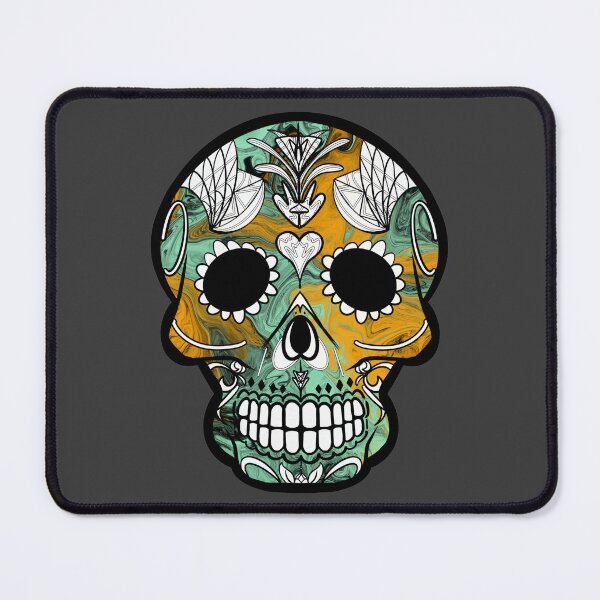 Item preview, Mexican day of the dead psycho skull designed and sold by Elizabeth-Banks.