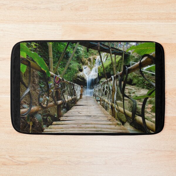 Item preview, Bamboo footbridge to waterfall designed and sold by kall3bu.
