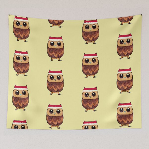 Item preview, Cute Christmas owl designed and sold by Chillapy.