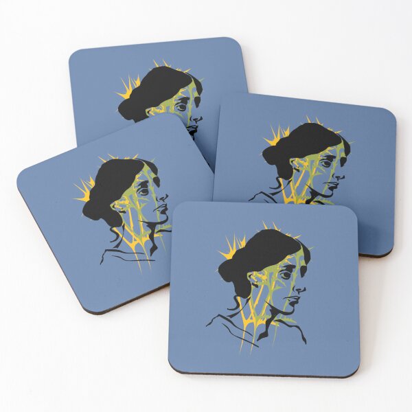 Item preview, Virginia Woolf Camiseta entallada designed and sold by BrooksJuarez.
