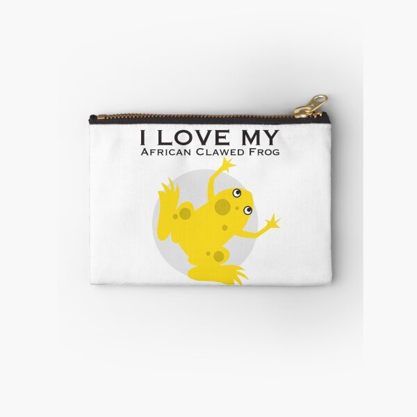 Item preview, I Love my African Clawed Frog (Yellow) designed and sold by Kristina Savasta.
