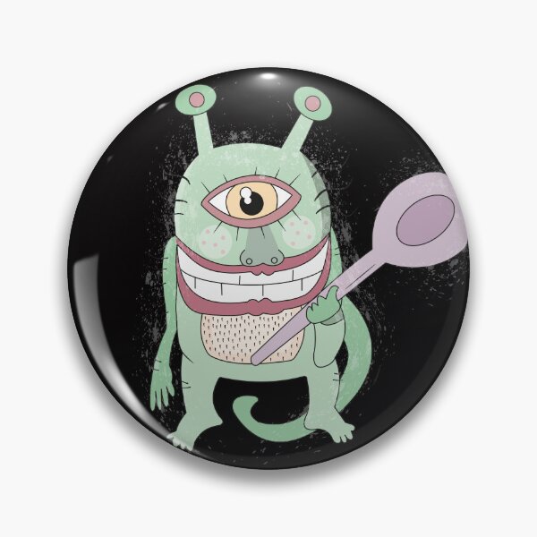 Item preview, Sweet green monster designed and sold by Sarka Zuzanakova, Kukuckova.