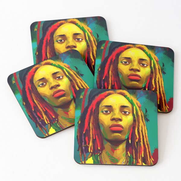 Aperçu de l'œuvre T-SHIRTS vibration reggae rasta créée et vendue par Mao-Bwolf.