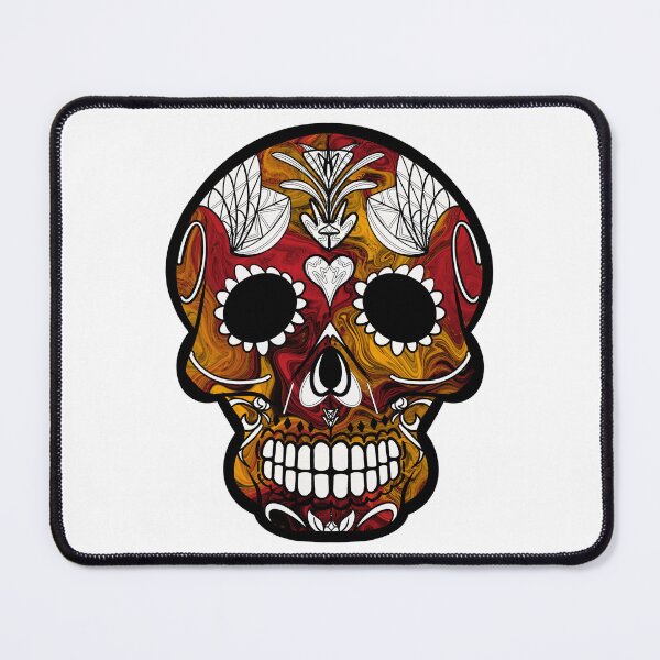 Item preview, Mexican day of the dead psycho skull designed and sold by Elizabeth-Banks.