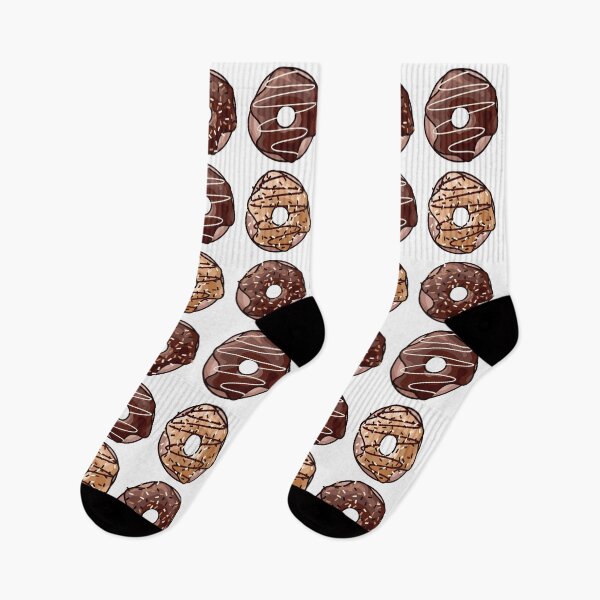 Item preview, Chocolate Donuts Pattern designed and sold by XOOXOO.