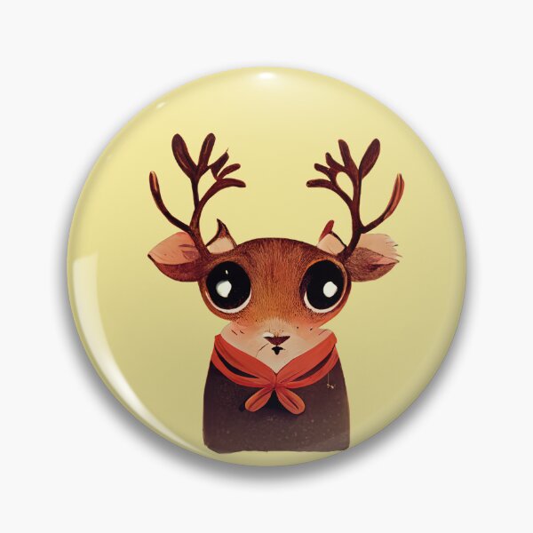 Item preview, Cute Christmas deer designed and sold by Chillapy.