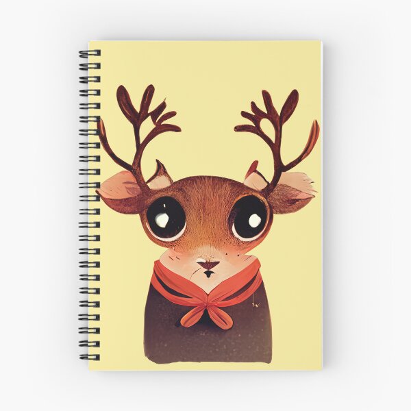 Item preview, Cute Christmas deer designed and sold by Chillapy.