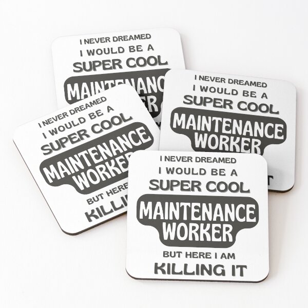 Item preview, Super Cool Maintenance Worker designed and sold by annicreations.
