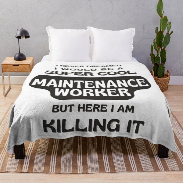 Item preview, Super Cool Maintenance Worker designed and sold by annicreations.