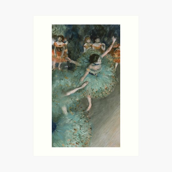 Swaying Dancer (Dancer in Green) by Edgar Degas Art Print