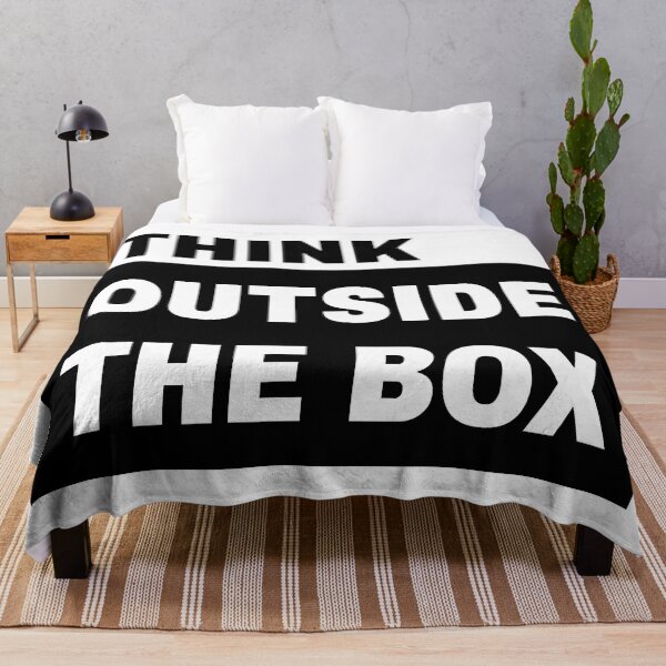 Item preview, Think outside the box | Creative bad dad joke designed and sold by Dadabase Merch.