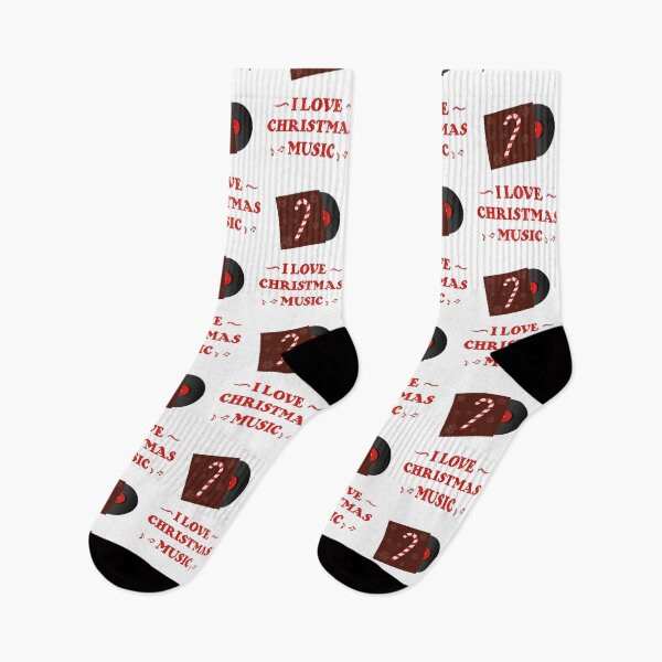 Item preview, Funny I Love Christmas Music | Candy Cane Decorations designed and sold by Fluffy-Vectors.