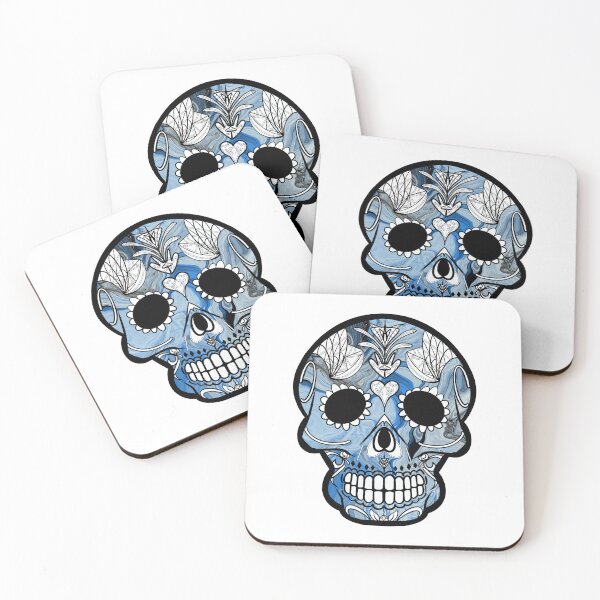 Item preview, Mexican day of the dead psycho skull  designed and sold by Elizabeth-Banks.