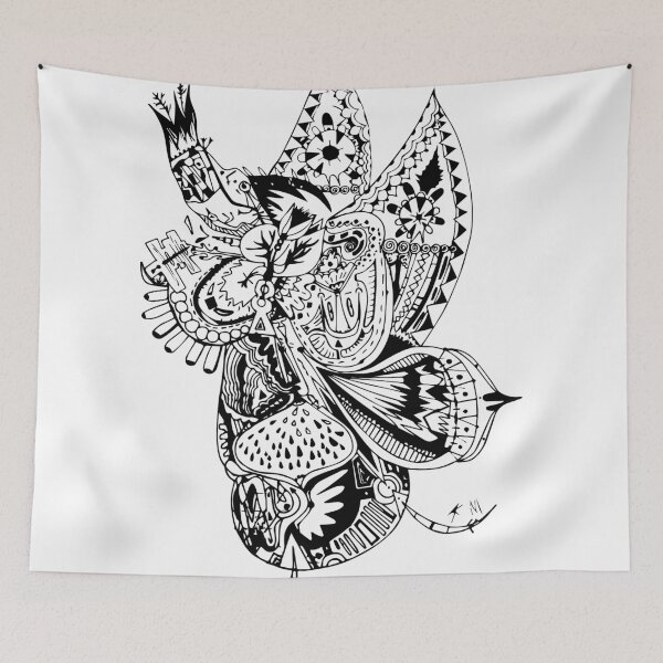 Item preview, The Synesthetic Bird designed and sold by katmohkami stickers.