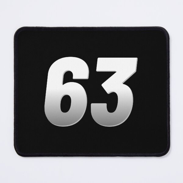 Item preview, Racing Number 63 designed and sold by Denti Kanys ⭐⭐⭐⭐⭐.
