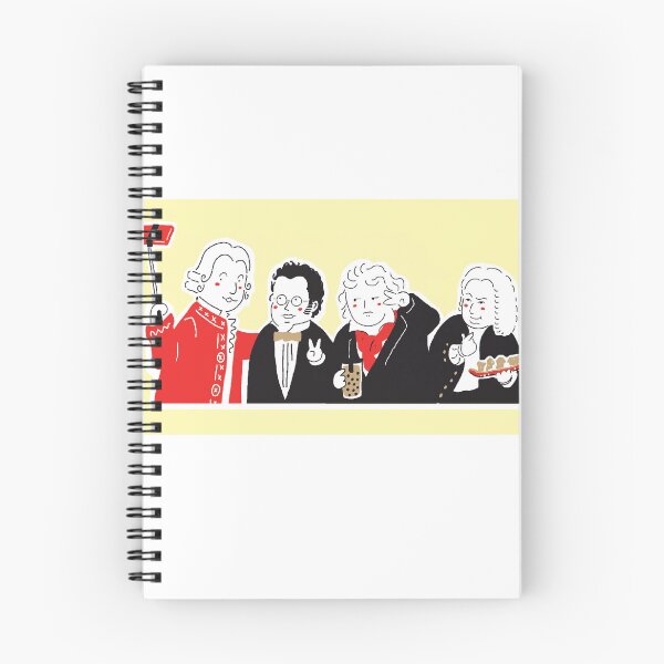 Item preview, Mozart Schubert Beethoven Bach  designed and sold by vivalarevolucio.