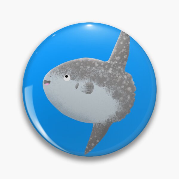 Item preview, Ocean sunfish mola mola cute cartoon designed and sold by FrogFactory.