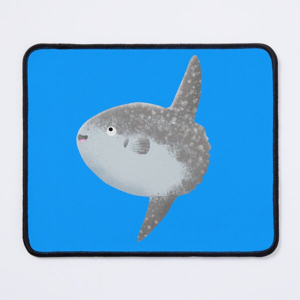 Item preview, Ocean sunfish mola mola cute cartoon designed and sold by FrogFactory.