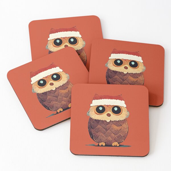Item preview, Cute Christmas owl designed and sold by Chillapy.
