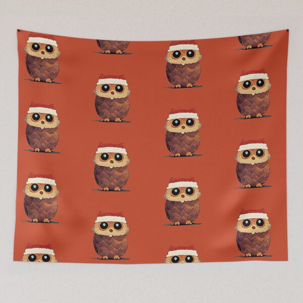 Item preview, Cute Christmas owl designed and sold by Chillapy.