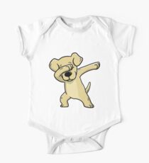 Body de manga corta Dabbing Labrador Retriever Funny