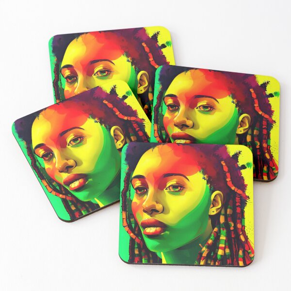 Aperçu de l'œuvre T-SHIRTS vibration reggae rasta créée et vendue par Mao-Bwolf.