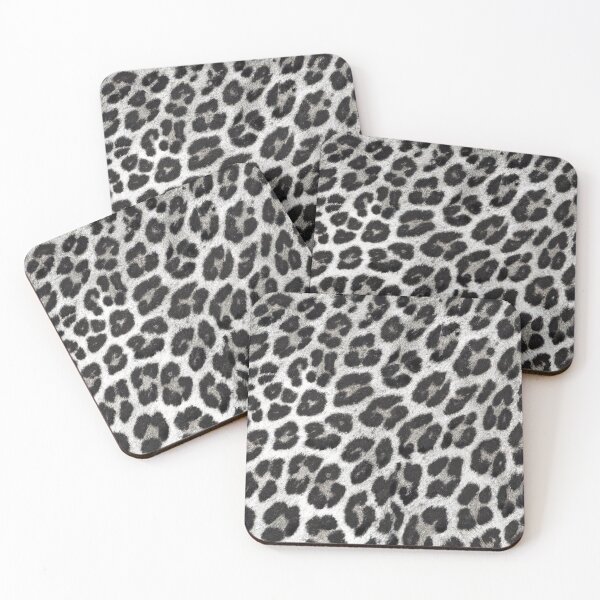 Item preview, Leopard Print Pattern in Gray designed and sold by maniacfitness.