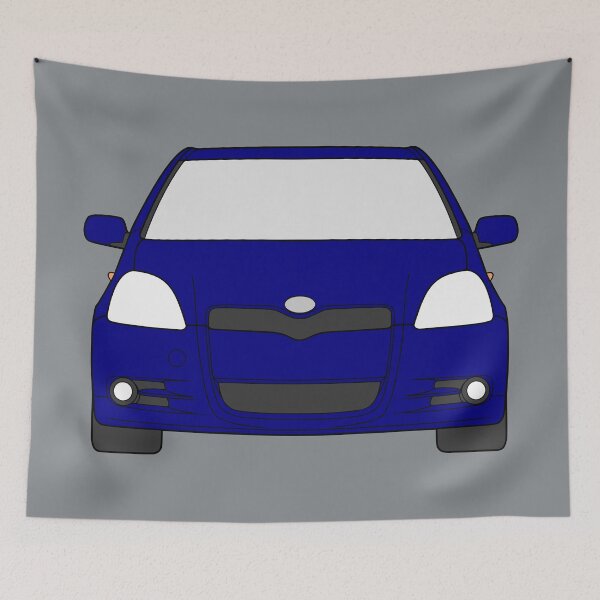 Item preview, Toyota Yaris Vitz Platz Echo 1999-2003 blue color designed and sold by EdimDesign.