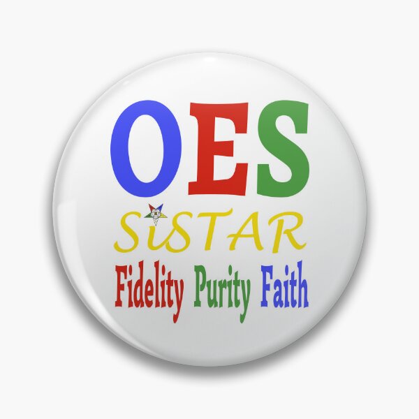 Item preview,  OES Order Of The Eastern Star Logo Sisterhood Fidelity Purity Faith designed and sold by TopTeeShop.