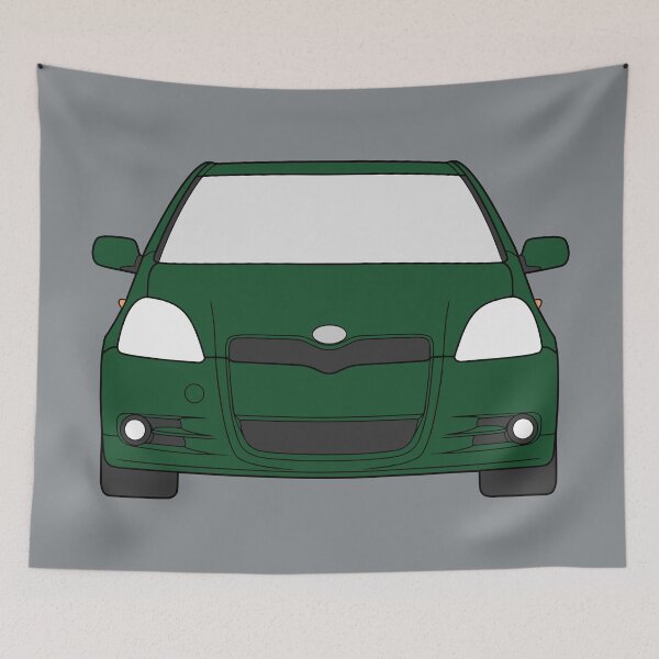 Item preview, Toyota Yaris Vitz Platz Echo 1999-2003 green color designed and sold by EdimDesign.