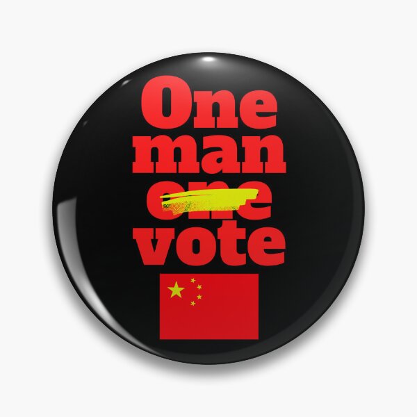 Item preview, One man vote China designed and sold by hinteo.