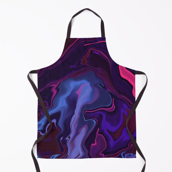 Aperçu de l'œuvre Blissful blue - art abstrait marbré bleu et rose créée et vendue par Tanuja  Sharma.