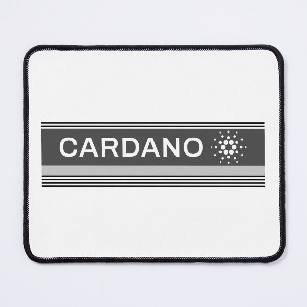Item preview, Cardano ADA Crypto Altcoin - Modern Unique Design in White-Grey Colour Palette designed and sold by CryptoMoods.