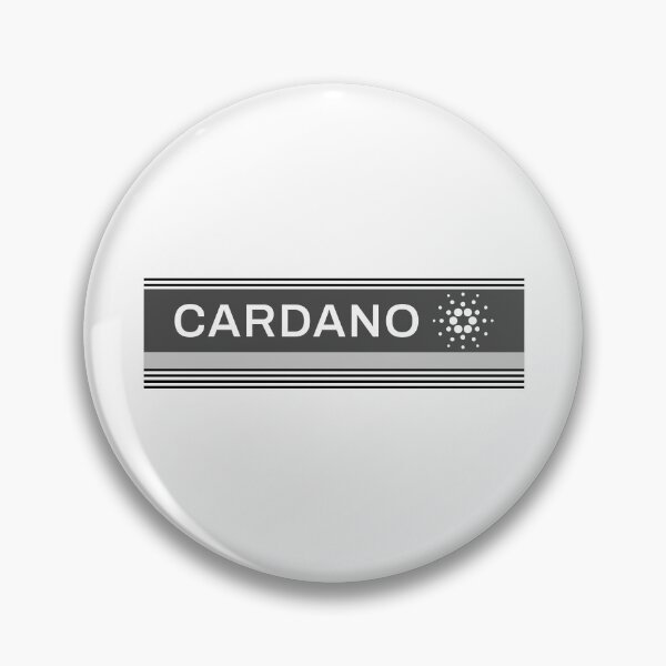 Item preview, Cardano ADA Crypto Altcoin - Modern Unique Design in White-Grey Colour Palette designed and sold by CryptoMoods.