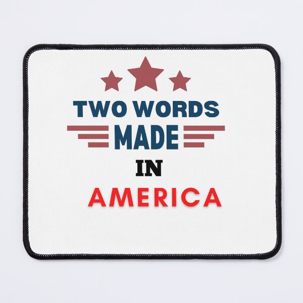 Item preview, two words made in america classic designed and sold by KushanXs.