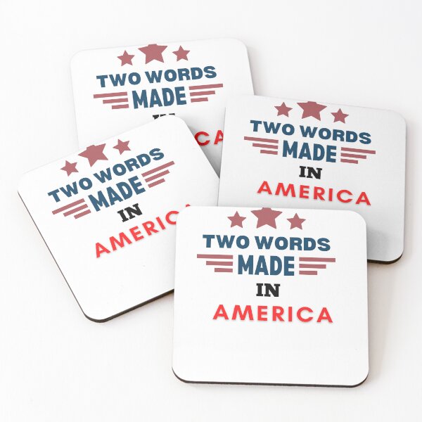 Item preview, two words made in america classic designed and sold by KushanXs.