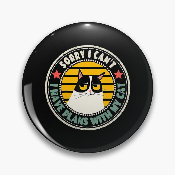 Item preview, Sorry I Can't I Have Plans With My Cats Funny Cat Lover designed and sold by Abaddon-art.