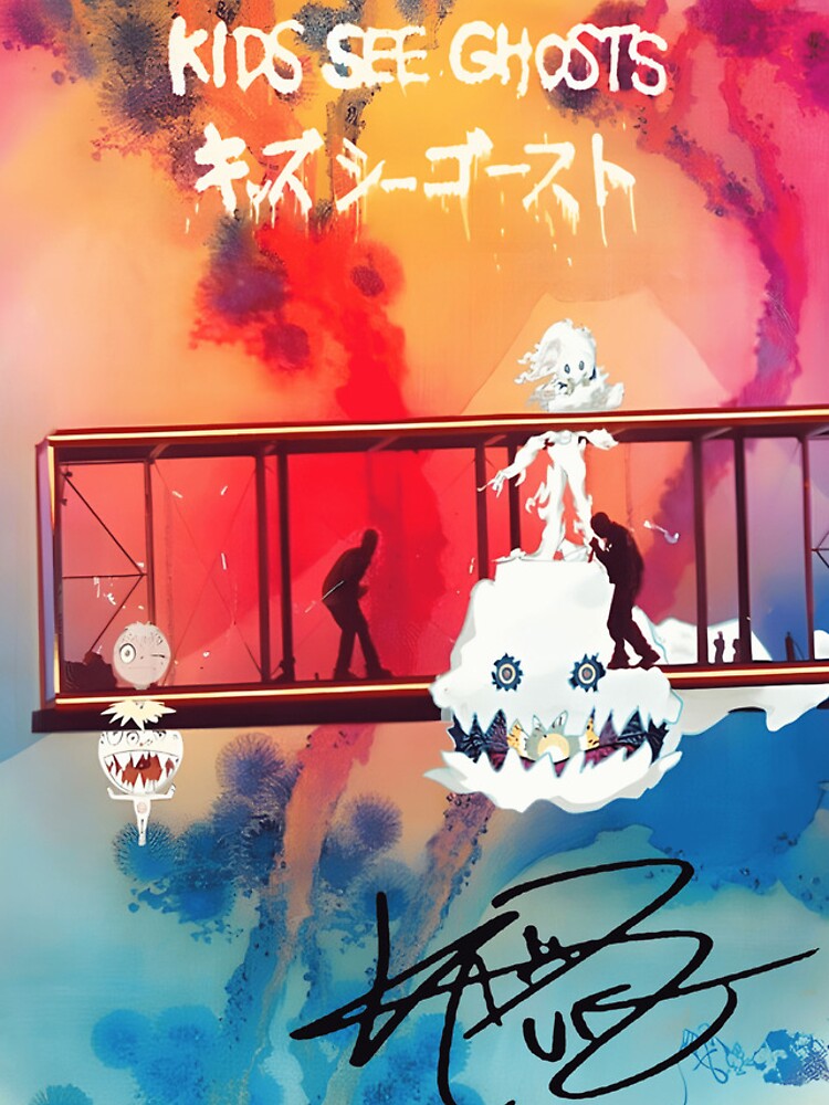 Album kids see ghosts logo iPhone Case