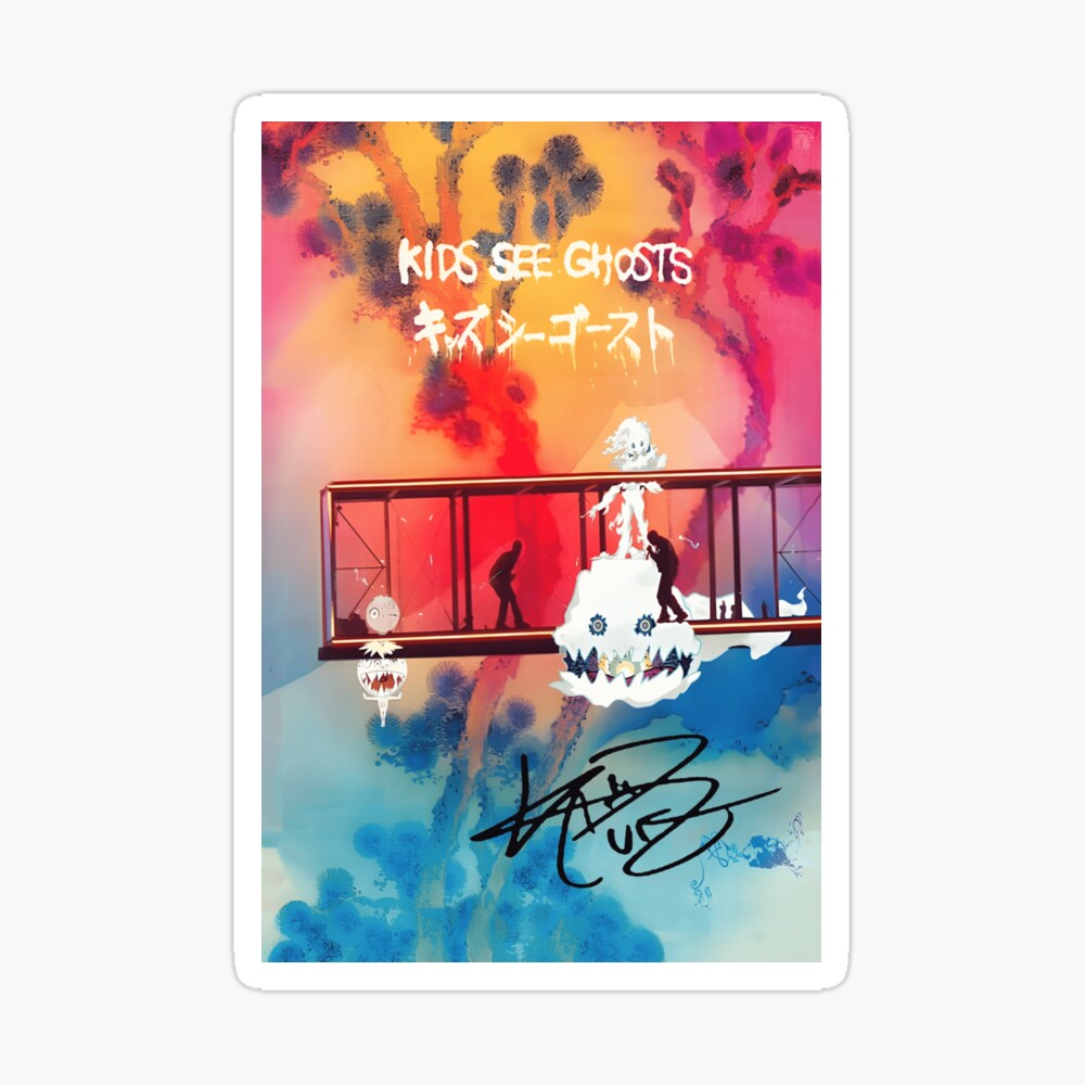 Album kids see ghosts logo iPhone Case