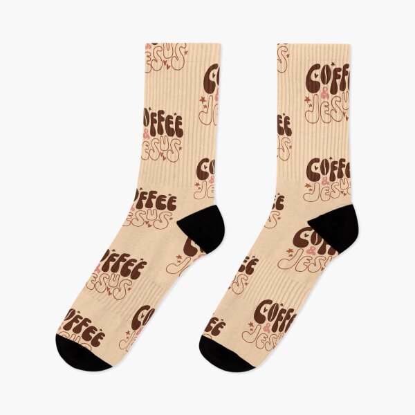 Item preview, Coffee and Jesus Hippie Smiley Face Christian designed and sold by KartaAntika.