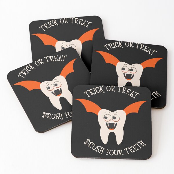Item preview, Trick or treat brush your teeth designed and sold by DottedLinePrint.