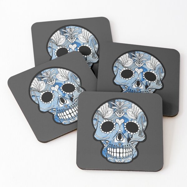 Item preview, Mexican day of the dead psycho skull  designed and sold by Elizabeth-Banks.