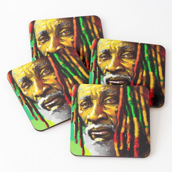 Aperçu de l'œuvre T-SHIRTS vibration reggae rasta créée et vendue par Mao-Bwolf.