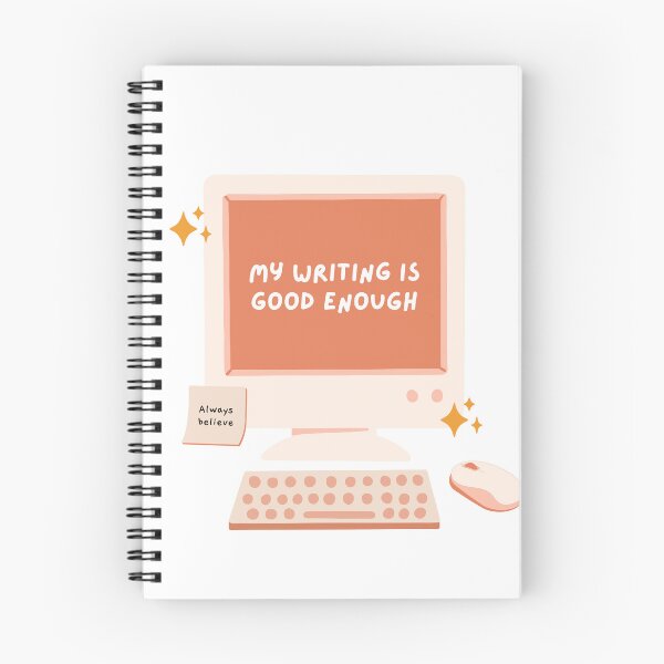 Item preview, My writing is good enough. Cute affirmation design for writers. designed and sold by CreativeStrand.
