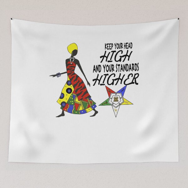 Item preview, OES Order Of The Eastern Star Logo Sisterhood Keep Your Head High designed and sold by TopTeeShop.