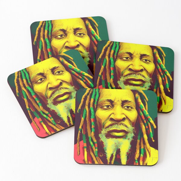Aperçu de l'œuvre T-SHIRTS vibration reggae rasta créée et vendue par Mao-Bwolf.