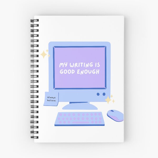 Item preview, My writing is good enough. Cute affirmation design for writers. designed and sold by CreativeStrand.