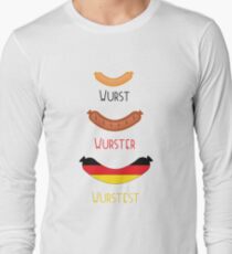 German Oktoberfest 2017 Wurst Shirt Long Sleeve T-Shirt